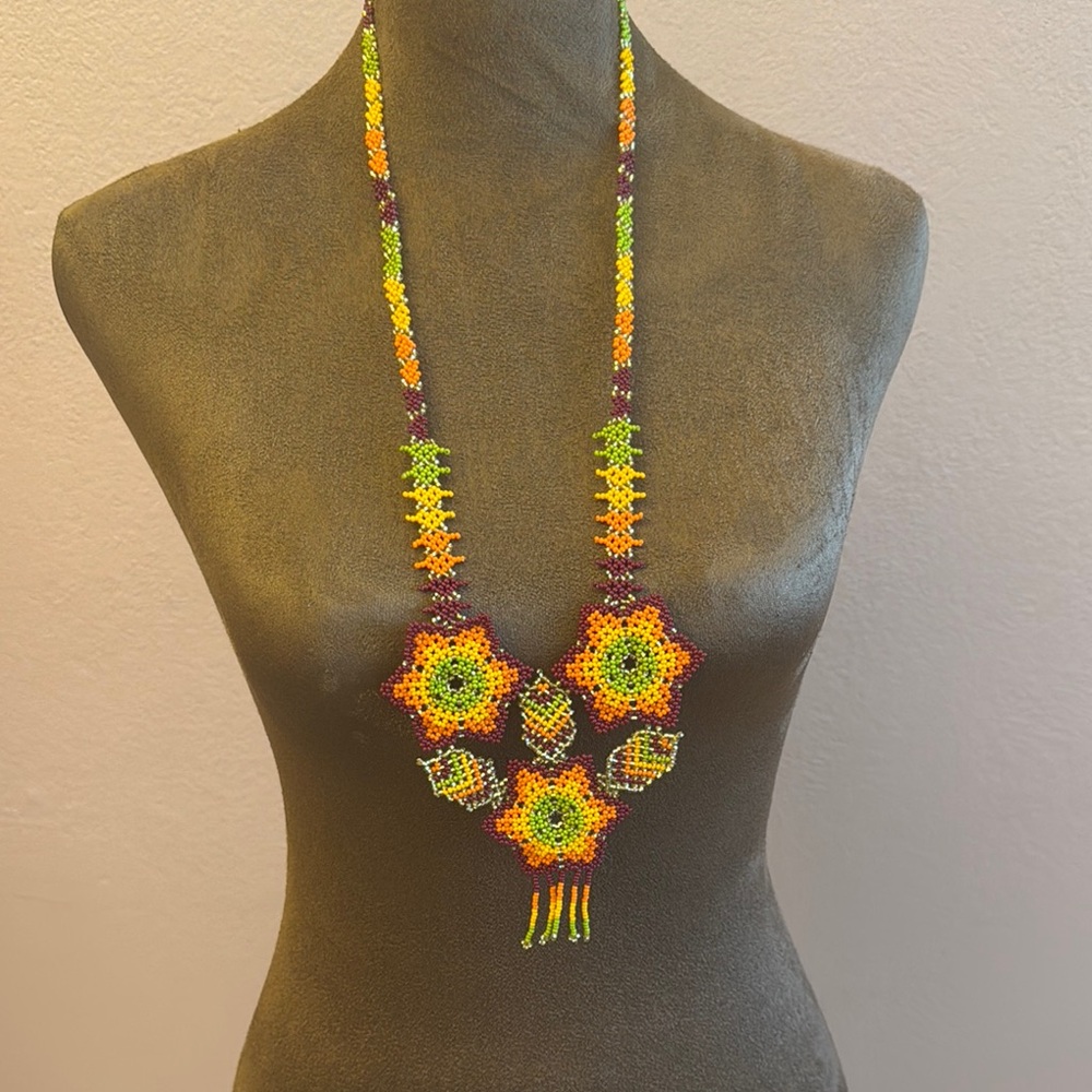 Handcrafted Multicolor Beaded Necklace